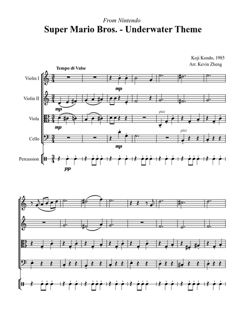 Super Mario Bros. Water Theme