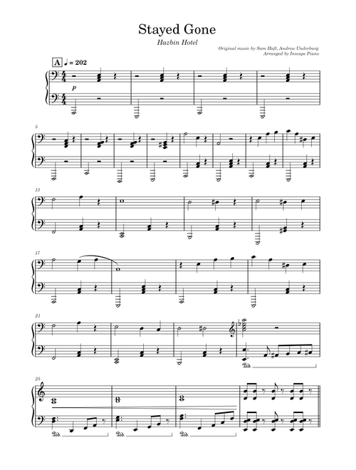 Stayed Gone – Hazbin Hotel - Vox and Alastor Duet
