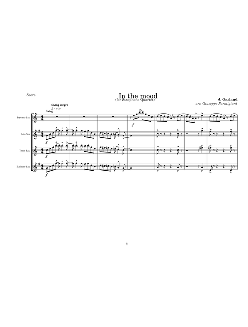 In the mood – Glenn Miller