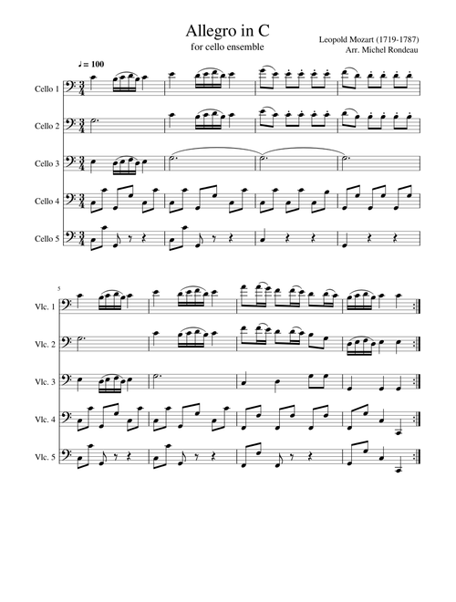 Allegro in C