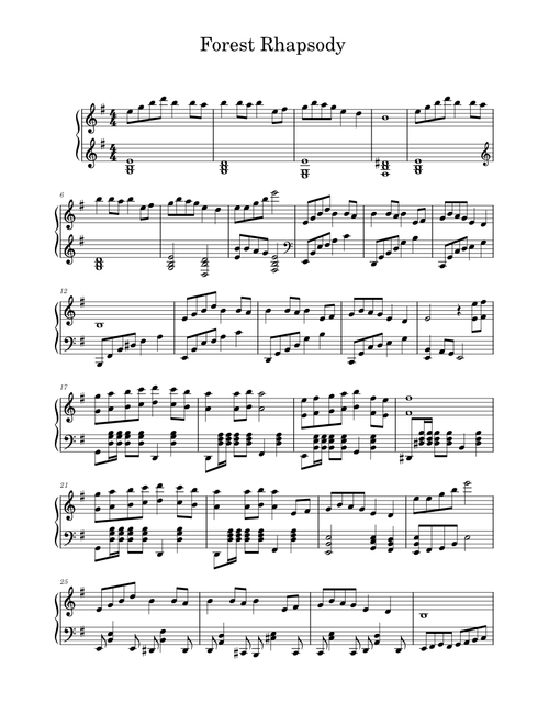 Forest Rhapsody