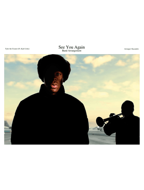 See You Again Band Arrangement w/ Cello - Tyler The Creator (Ft. Kali Uchis)