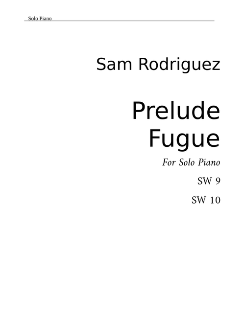 Sarmp - Prelude and Fugue No. 2