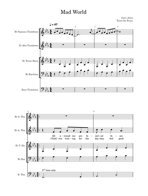 Mad World  – Michael Andrews and Gary Jules