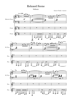 Relaxed Scene – James Clarke Sheet Music for Trombone, Saxophone alto ...