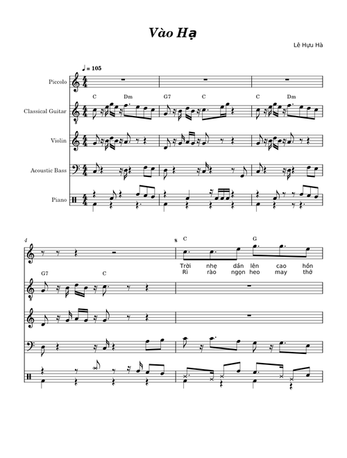 Vào hạ - Lê Hựu Hà