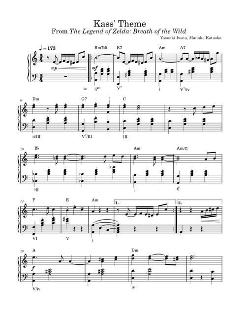 Kass' Theme (The Hero's Theme) – Yasuaki Iwata