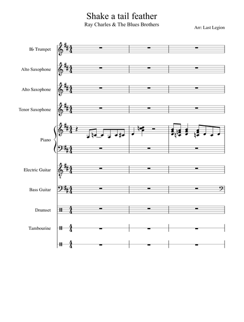 Shake Your Tail Feather (Ray Charles)