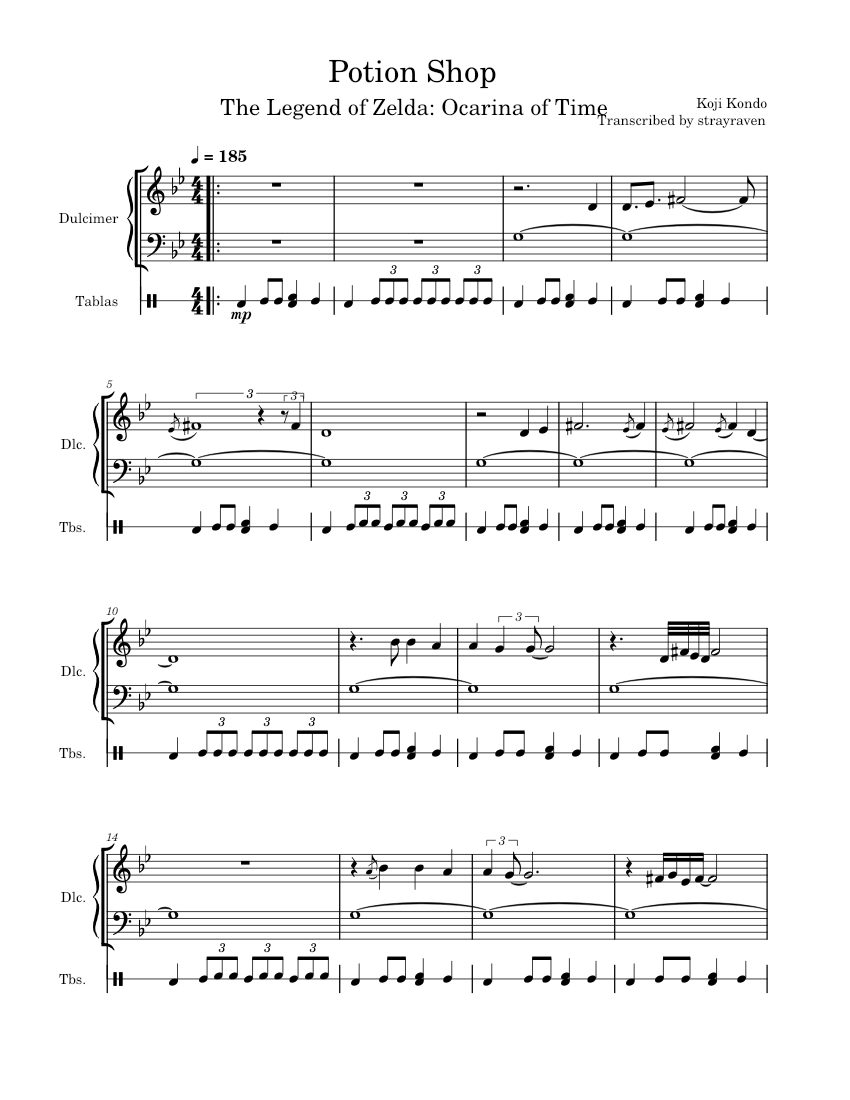 Potion Shop The Legend of Zelda Ocarina of Time Koji Kondo LOZ