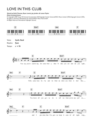In This Club Sheet Music for Trombone, Euphonium, Tuba, Flute piccolo ...