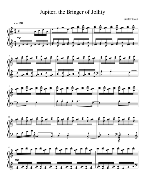 Jupiter - The Bringer Of Jollity - Gustav Holst|LIVE RECORDING - Read Description