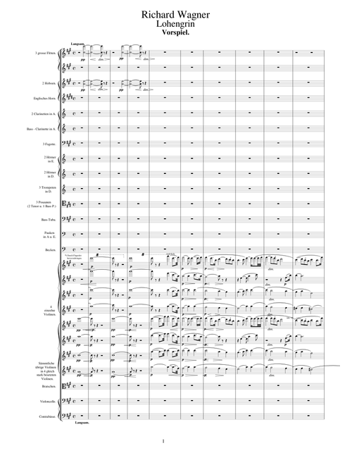 Richard Wagner - Lohengrin; Vorspiel
