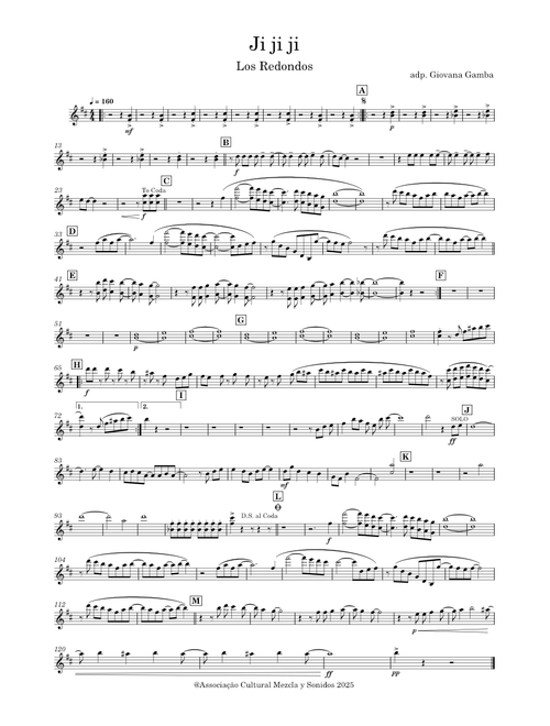 Jijiji – Patricio Rey y sus Redonditos de Ricota sax alto