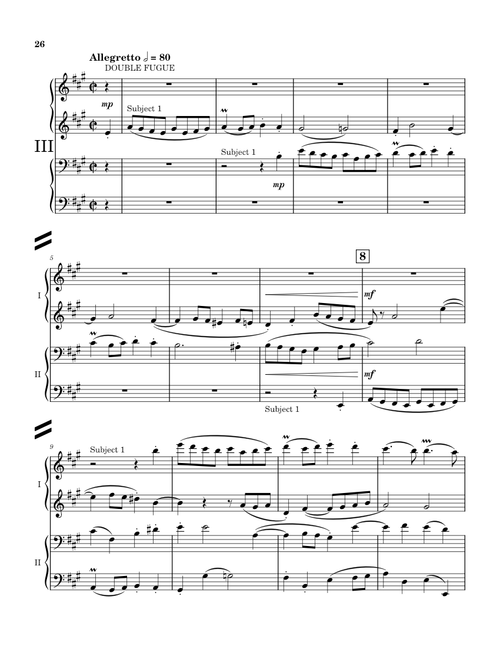 Concerto in A for piano 4-hands (op. 63), 3rd movement – Logan J. Po