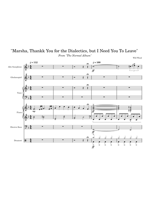 (WIP) Marsha, Thankk You for the Dialectics, but I Need You To Leave - Will Wood