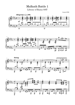 library of ruina 楽譜集 Library of Ruina (Theme 02) – StudioEIM