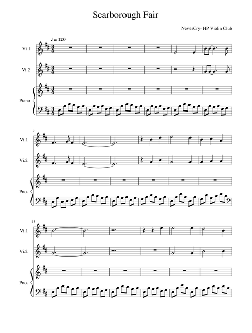 Scarborough Fair-NeverCry-HP