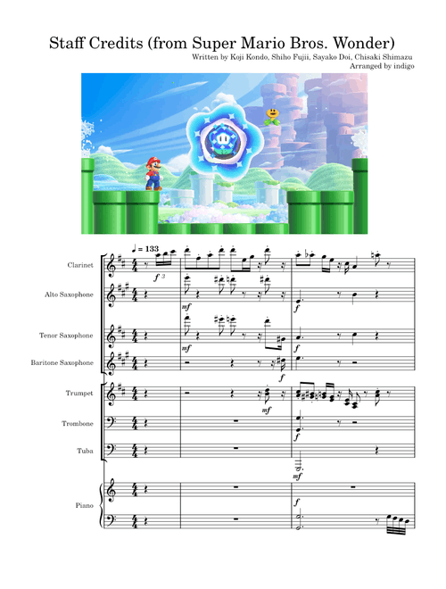 Staff Credits (from Super Mario Bros. Wonder)