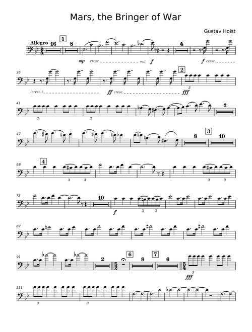 Mars, the Bringer of War - Gustav Holst