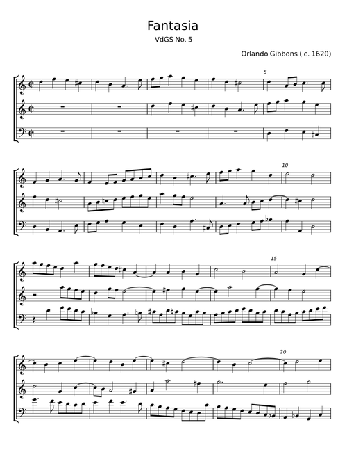 Fantasia - Orlando Gibbons