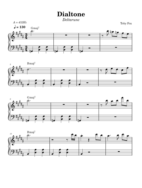 Dialtone – Toby Fox (Deltarune)