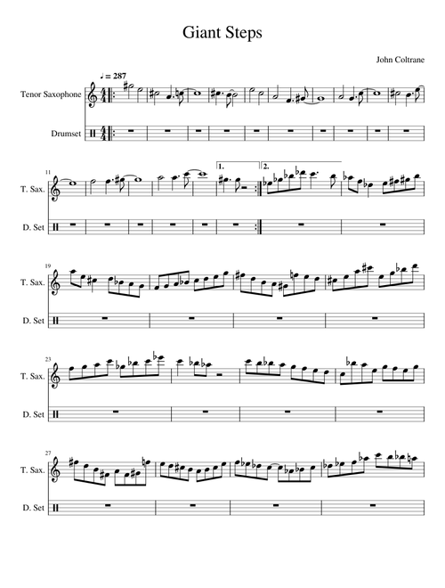 entire giant steps solo for piano