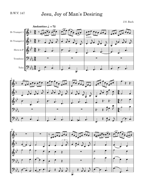 Jesu, Joy of Man's Desiring – Johann Sebastian Bach