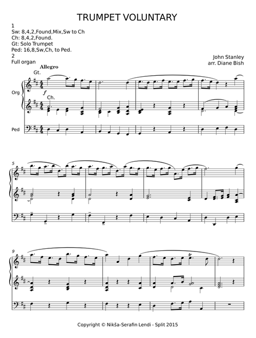 Trumpet Voluntary - John Stanley