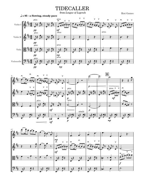 Tidecaller for Strings (updated)
