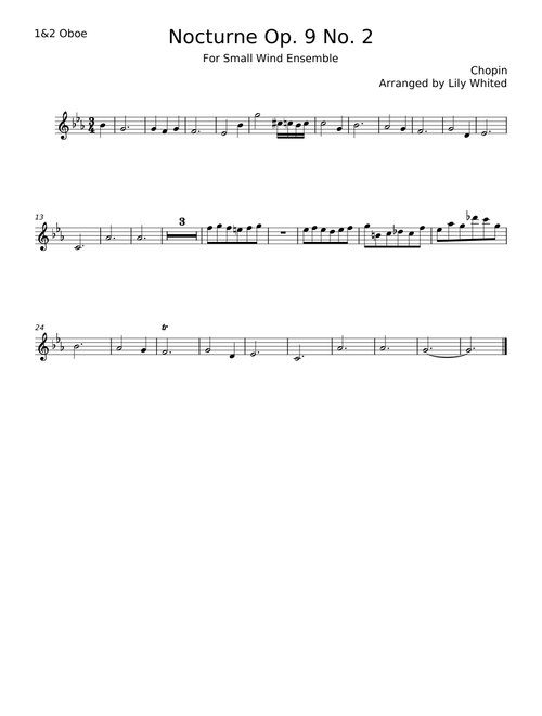 Nocturne In Eb Major, Op. 9, No. 2 - Frédéric Chopin