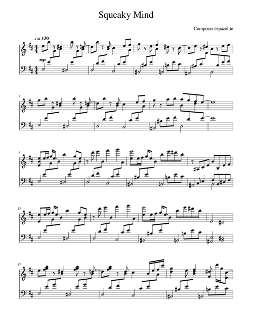 Squeaky Mind (Deemo ver 3.8/-Reborn-)