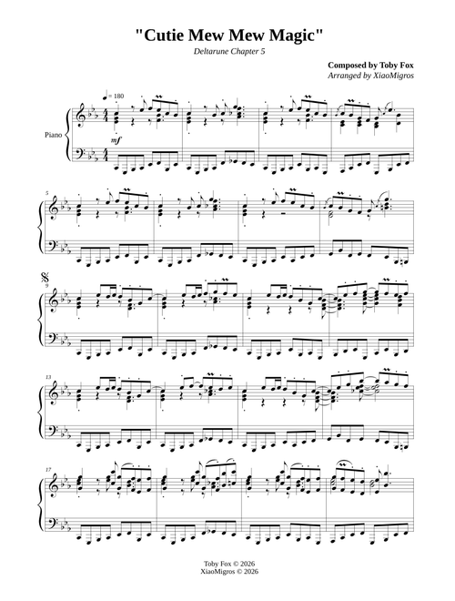 Cutie Mew Mew Magic - DELTARUNE Chapter 5