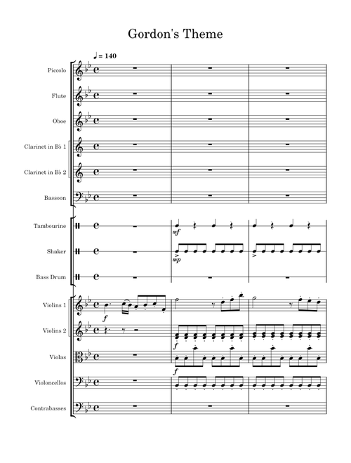 Gordon's theme – Mike O'Donnell