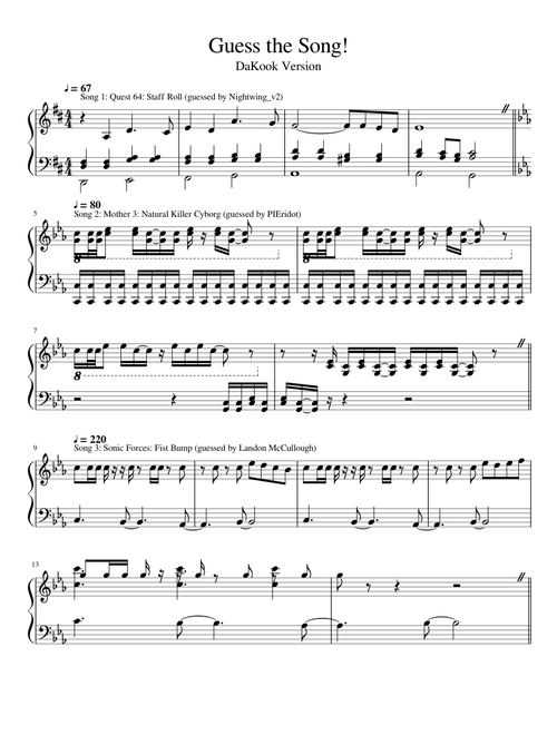 Guess the Song! (DaKook Edition)