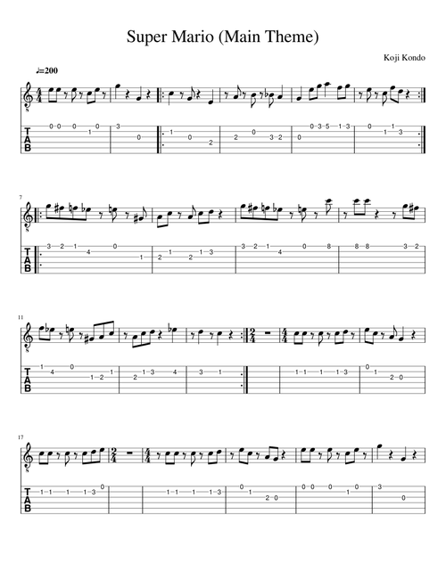 Super Mario Main Theme