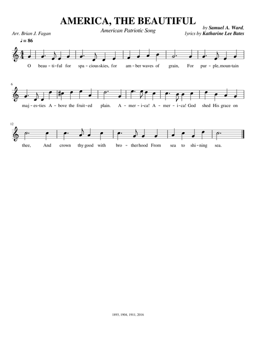 Trumpet Solo: America, the Beautiful (Patriotic)