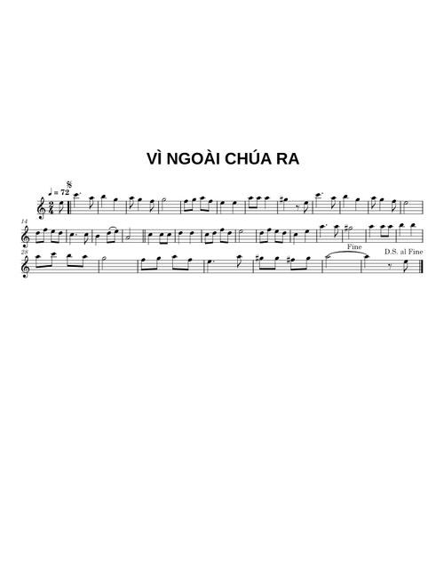 Vì ngoài Chúa ra – Phùng Minh Mẫn - ALTO