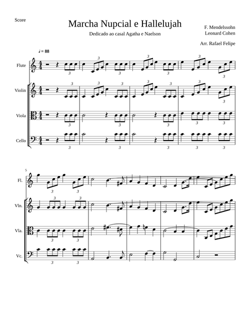 Wedding March and Hallelujah