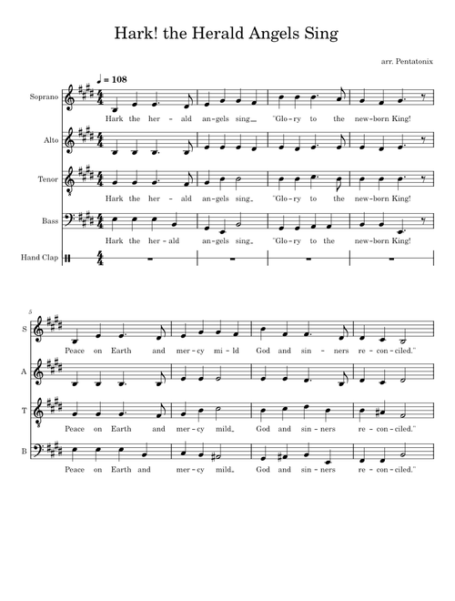 Hark! the Herald Angels Sing (Pentatonix)