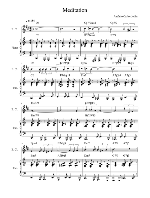 Meditation by Antônio Carlos Jobim