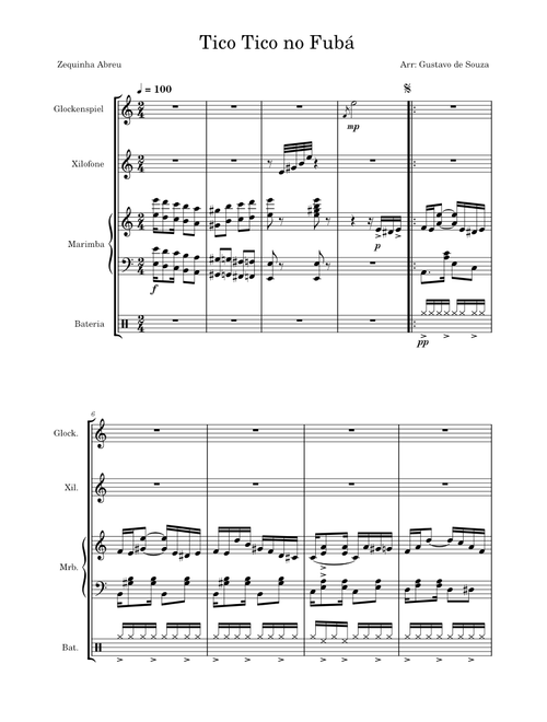 Tico-Tico no Fubá – Zequinha de Abreu