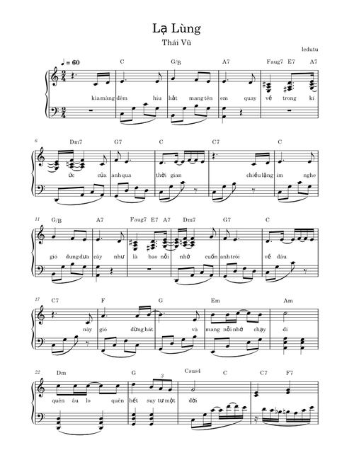 Lạ Lùng - Vũ