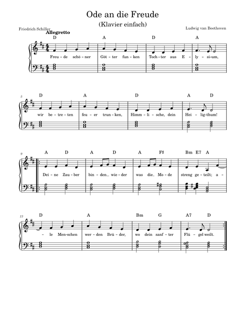 Ode an die Freude – Ludwig van Beethoven