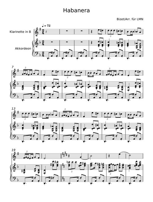 Habanera (Carmen) - Georges Bizet