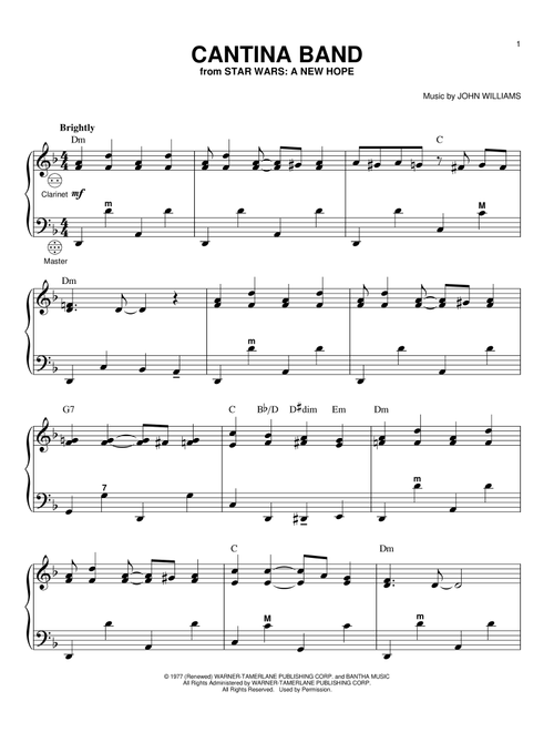 Cantina Band (from Star Wars: A New Hope) - John Williams (Accordion)