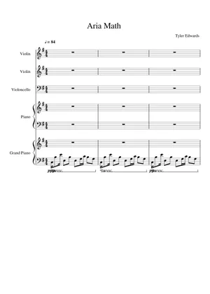 Aria Math Cello Play Official version of Aria Math (from Minecraft) Sheet Music by C418 ...