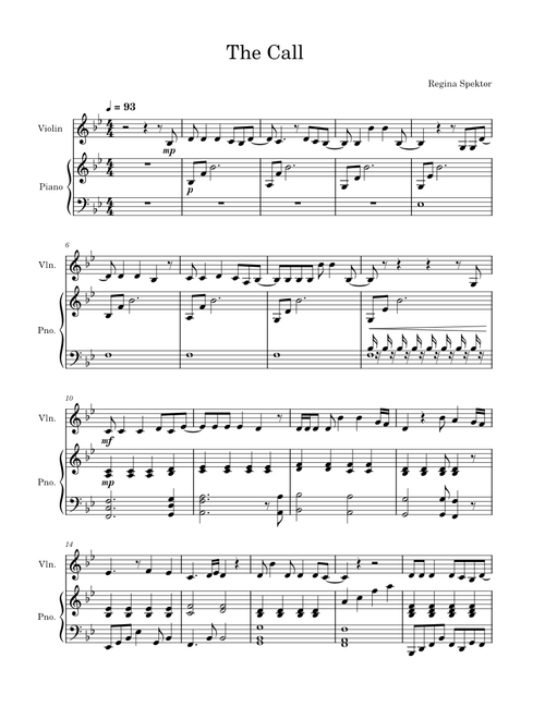 The call – Regina Spektor Regina Spektor The Call