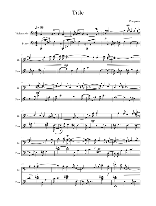 Je Crois Entendre Encore – Georges Bizet Je crois entendre encore Chello y Piano