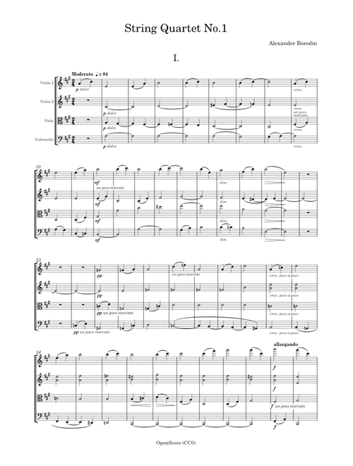 String Quartet No.1 – Aleksandr Borodin