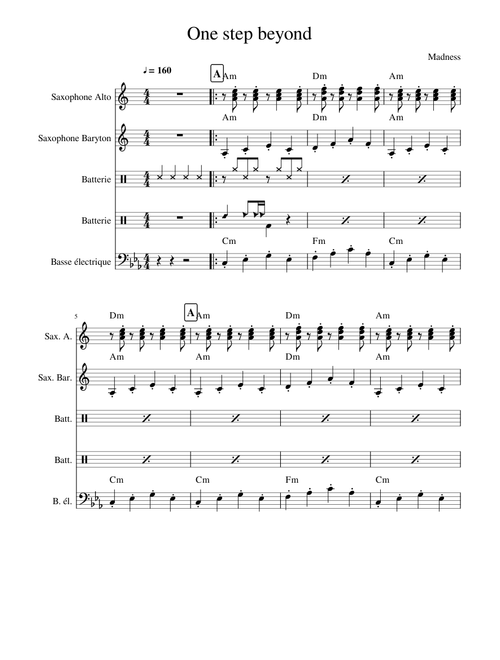 One step beyond Backing Track